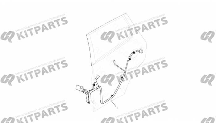 REAR DOOR WIRE HARNESS# Geely Emgrand X7